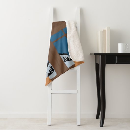 Couverture Sherpa Hivernale Boule à Neige Deken (In situ)