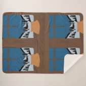 Couverture Sherpa Hivernale Boule à Neige Deken (Voorkant (horizontaal))