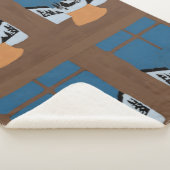 Couverture Sherpa Hivernale Boule à Neige Sherpa Deken (3/4)