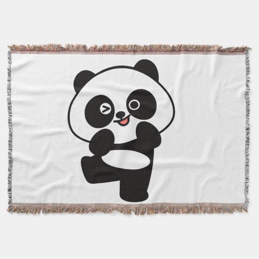 Couverture Tissée Petit Panda Kawaii Deken (Voorkant)