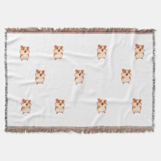 Couverture Tissée Petite Souris Kawaii Deken