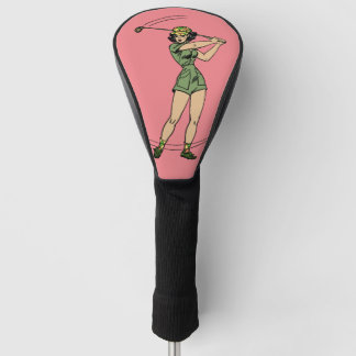 Couvre-club - Golfeuse Retro Golfheadcover