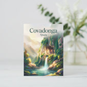 Covadonga Spanje Briefkaart (Staand voorkant)