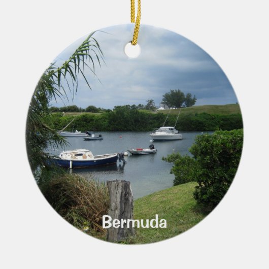 Cove #1, Bermuda Keramisch Ornament (Voorkant)