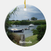 Cove #1, Bermuda Keramisch Ornament (Achterkant)