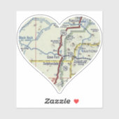 Cove Fort Utah Map Sticker (Vel)