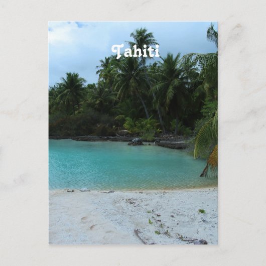 Cove in Tahiti Briefkaart (Voorkant)
