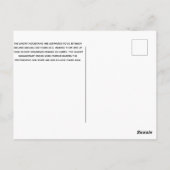 Cove Mountain in Winter Briefkaart (Achterkant)