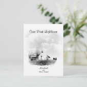 Cove Point Lighthouse- Maryland Briefkaart (Staand voorkant)