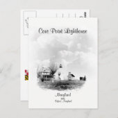 Cove Point Lighthouse- Maryland Briefkaart (Voorkant / Achterkant)