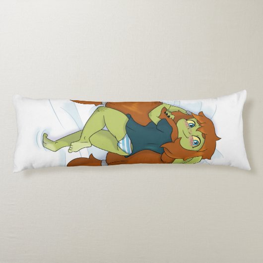 Cove the Goblin//Body kussen//PJ's Lichaamskussen (Achterkant)