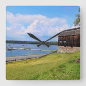 Cove Wethersfield, CT Vierkante Klok (Voorkant)