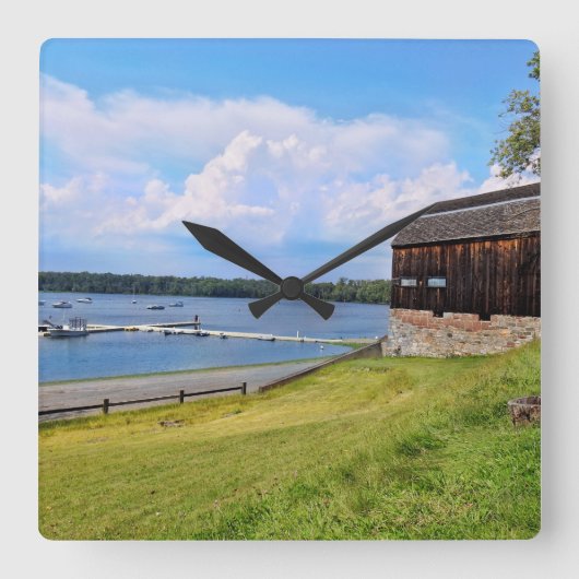 Cove Wethersfield, CT Vierkante Klok (Voorkant)