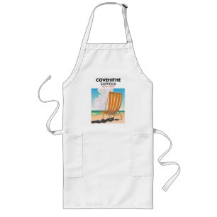 Covehithe suffolk strand reisposter T-Shirt Lang Schort