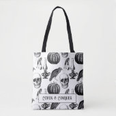 Coven and Conquer Witch Halloween Tote Bag (Voorkant)