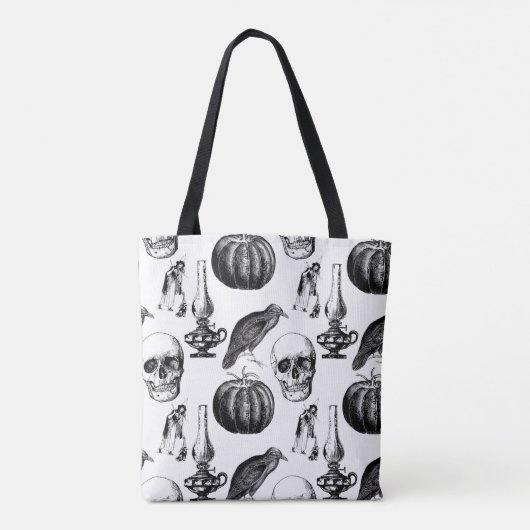 Coven and Conquer Witch Halloween Tote Bag (Achterkant)