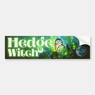 Coven Dupp Hedge Witch Bumpersticker