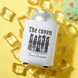 coven gothic witchy bachelorette party custom name blikjeskoeler