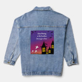 Coven Meeting Halloween Denim Jacket (Achterkant)