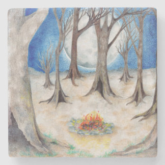 "Coven of Trees" Stone Onderzetter