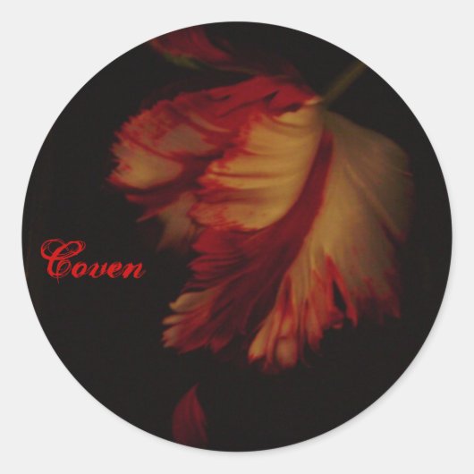 Coven Ronde Sticker (Voorkant)