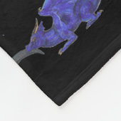 Coven Symbol Spiral Essence Unicorn Griffon Celtic Fleece Deken (Hoek)