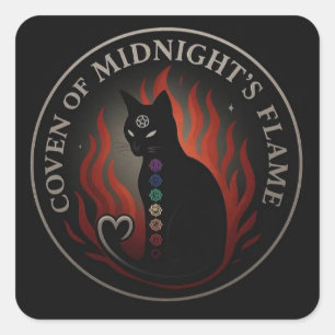 Coven van het Vuur van Middernacht Sticker