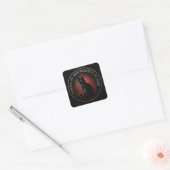 Coven van het Vuur van Middernacht Sticker (Envelop)