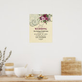 "Covenant of Love" LifePartners Wedding Certificat Poster (Keuken)