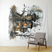 Coven's Hollow: De terugkeer van de heks Wandkleed (In Situ (horizontaal))