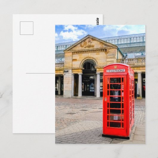 Covent Garden, Briefkaart Londen (Voorkant / Achterkant)