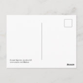 Covent Garden, Briefkaart Londen (Achterkant)