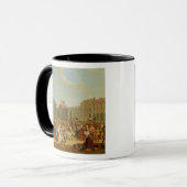 Covent Garden, c.1726 (olie op koper) Mok (Voorkant links)