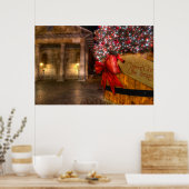 Covent Garden met Kerstmis, Londen Poster (Keuken)