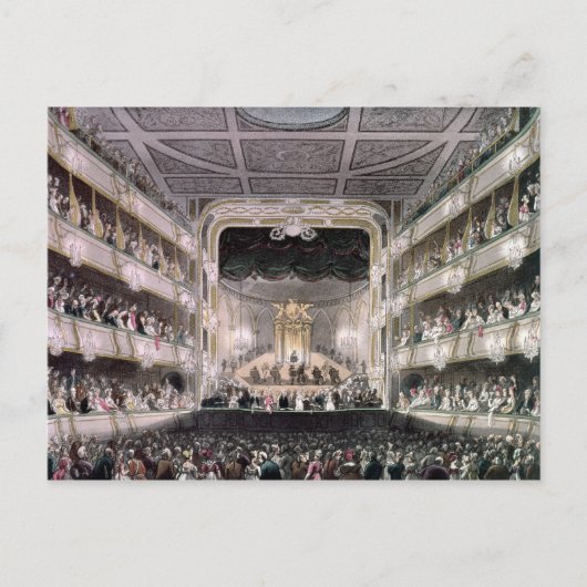 Covent Garden Theater Briefkaart (Voorkant)