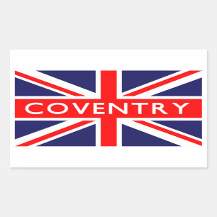 Coventry: Britse vlag Rechthoekige Sticker