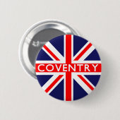Coventry: Britse vlag Ronde Button 5,7 Cm (Voorkant /achterkant)