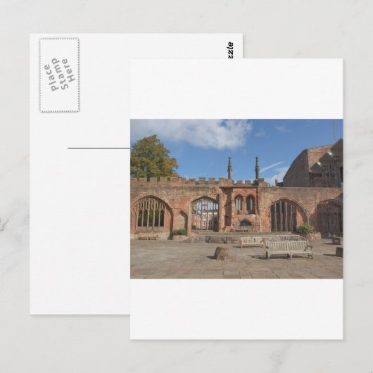 Coventry Cathedral Briefkaart (Voorkant / Achterkant)
