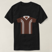 Coventry City Chocolate Brown Away Kit 1978 - 1977 T-shirt (Design voorkant)