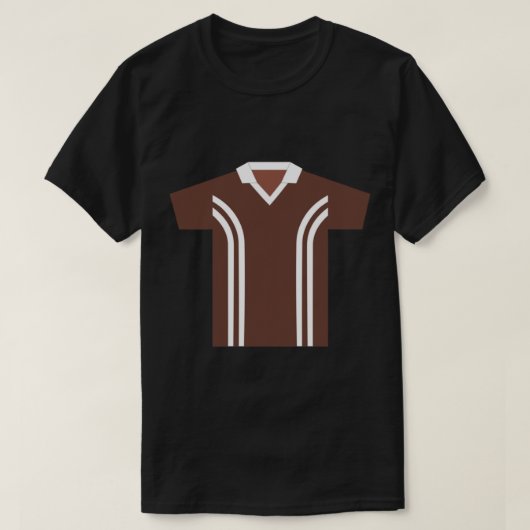 Coventry City Chocolate Brown Away Kit 1978 - 1977 T-shirt (Design voorkant)