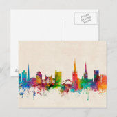 Coventry England Skyline Briefkaart (Voorkant / Achterkant)