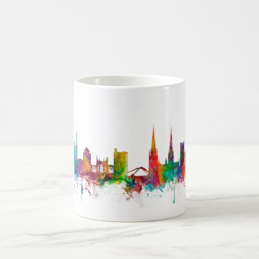 Coventry England Skyline Koffiemok (Center)