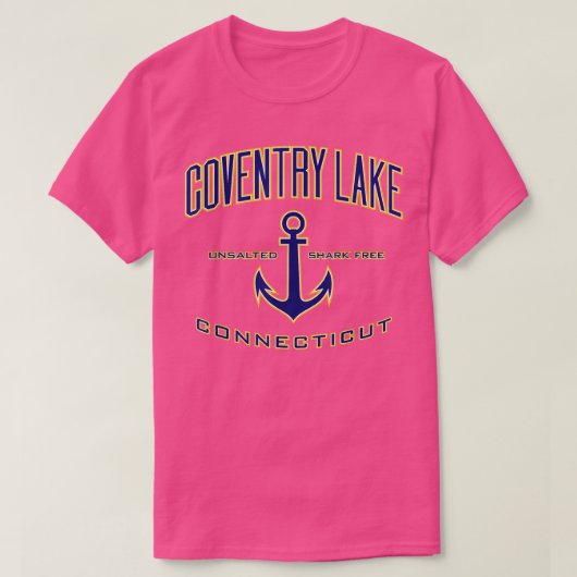 Coventry Lake CT T-shirt (Design voorkant)