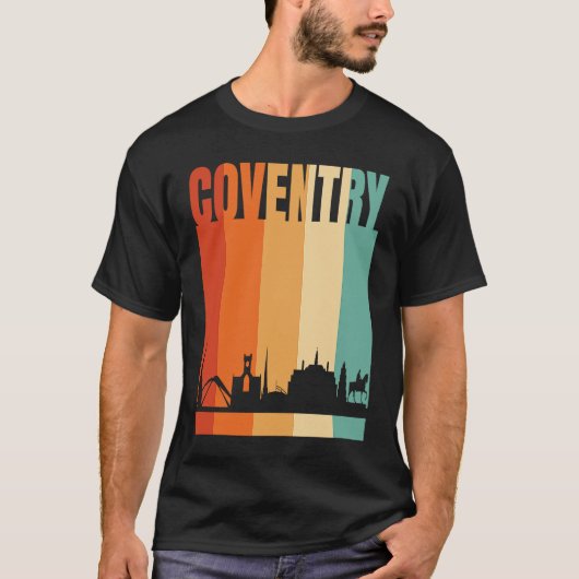 Coventry stadsgezicht t-shirt (Voorkant)