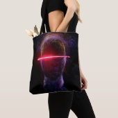 Cover black kaleidoscope abstract tote bag (Dichtbij)