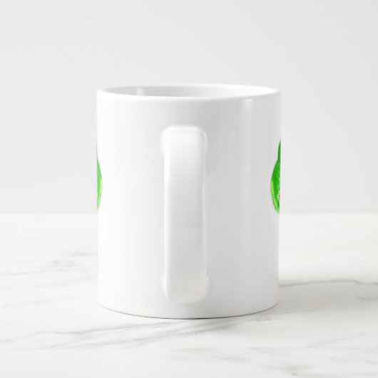 Cover Dew-afdruppels koffie Mok - Uw kleur (Achterkant)