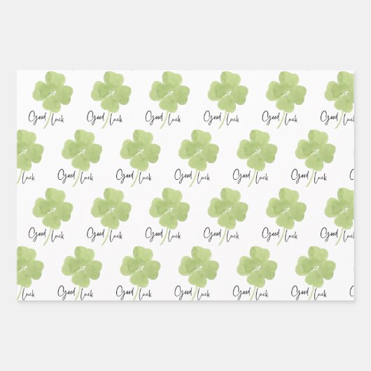 Cover Good Luck Wrapping Paper Sheets (Voorkant 2)
