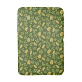 Cover Leaf & Gold Coin Pattern Badmat (Voorkant Verticaal)