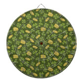 Cover Leaf & Gold Coin Pattern Dartbord (Voorkant)