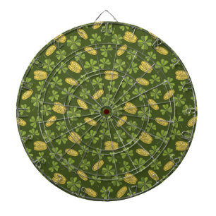 Cover Leaf & Gold Coin Pattern Dartbord
